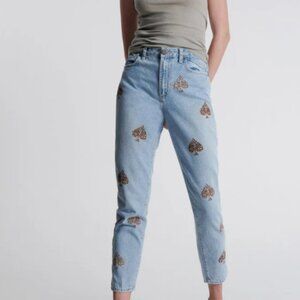 One Teaspoon ACED LEGEND HIGH WAIST MOM FIT JEANS